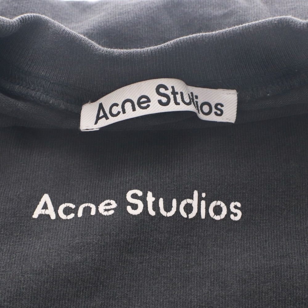 ■ Acne Studios Stamp Logo T-shirt Relaxed Fit Short Sleeve Top FN-UX-TSHI000051 CL0274 Cotton Men's L Black