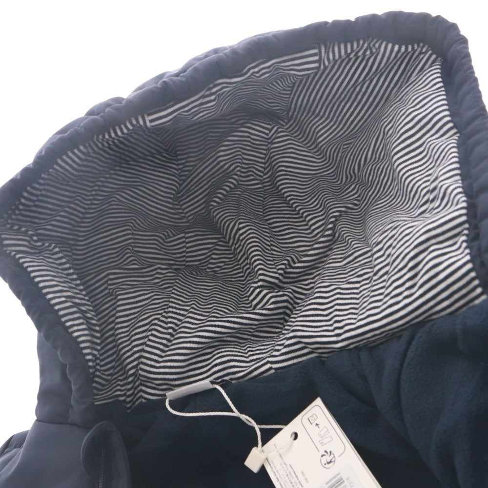 ■ PETIT BATEAU Baby Clothes Coverall Long Sleeve Jacket Outer Padded Onesie Snowsuit 18m/months 81cm Navy Unused