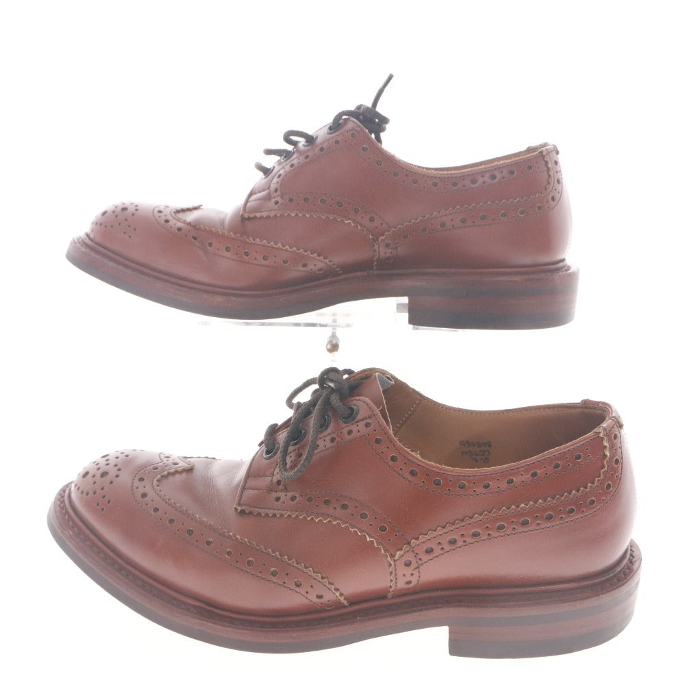 ■ Tricker's Country Shoes Leather Shoes M5633 BOURTON ESPRESSO BURNISHED (DAINITE SOLE) Men's 7-5 (25.5cm) Brown - Imperfect