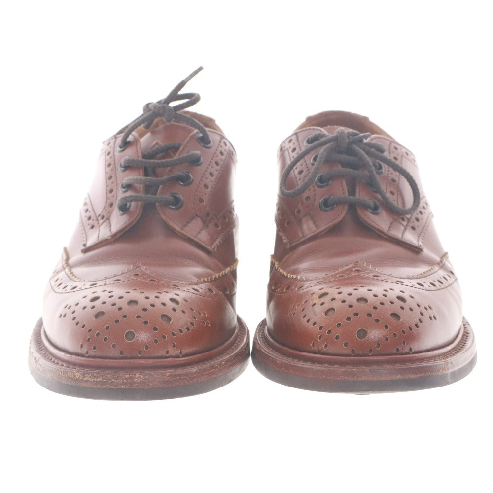 ■ Tricker's Country Shoes Leather Shoes M5633 BOURTON ESPRESSO BURNISHED (DAINITE SOLE) Men's 7-5 (25.5cm) Brown - Imperfect