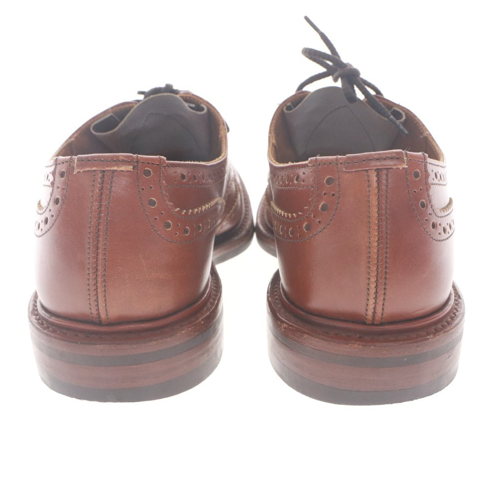 ■ Tricker's Country Shoes Leather Shoes M5633 BOURTON ESPRESSO BURNISHED (DAINITE SOLE) Men's 7-5 (25.5cm) Brown - Imperfect