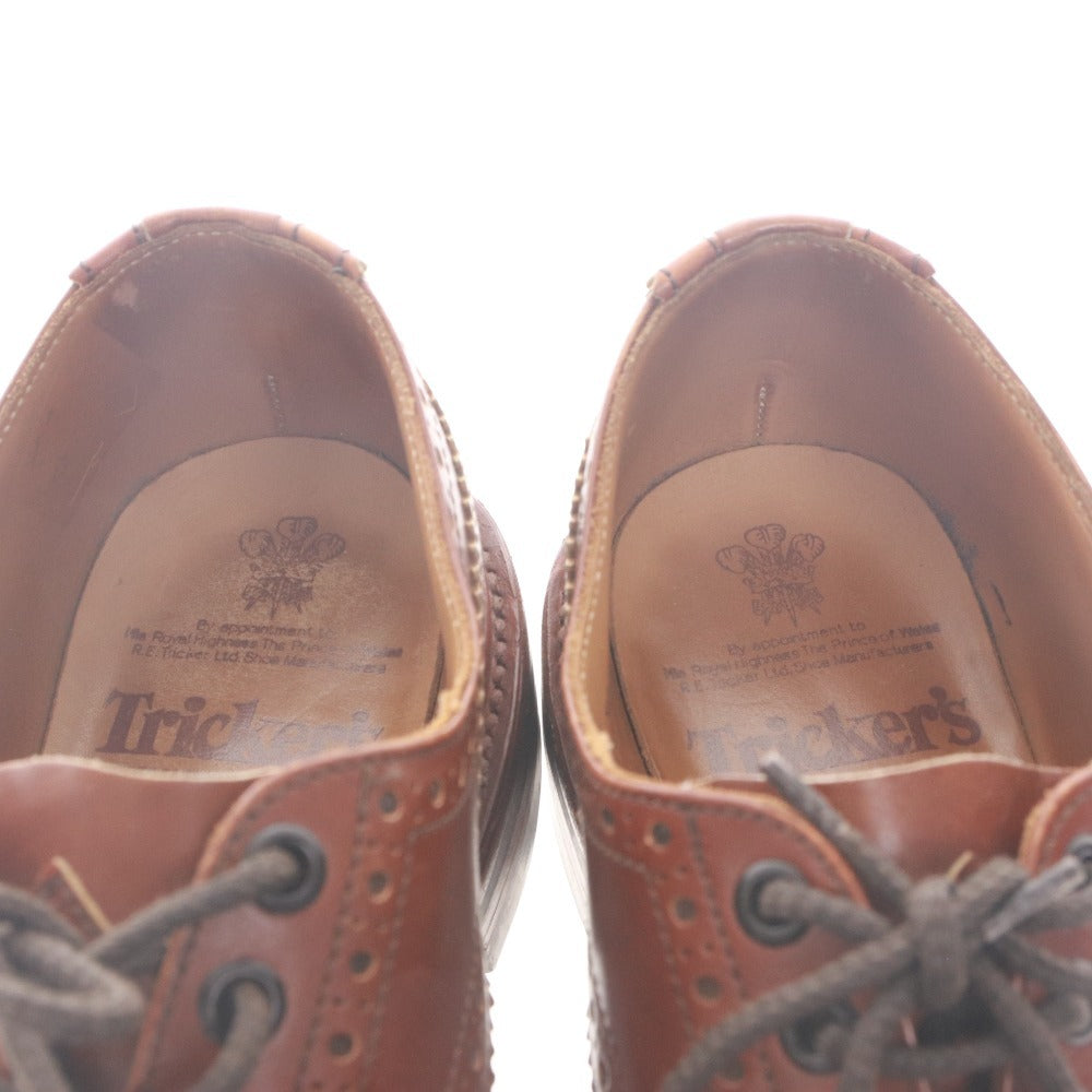 ■ Tricker's Country Shoes Leather Shoes M5633 BOURTON ESPRESSO BURNISHED (DAINITE SOLE) Men's 7-5 (25.5cm) Brown - Imperfect