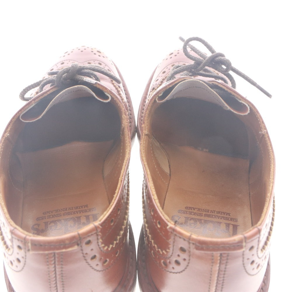 ■ Tricker's Country Shoes Leather Shoes M5633 BOURTON ESPRESSO BURNISHED (DAINITE SOLE) Men's 7-5 (25.5cm) Brown - Imperfect