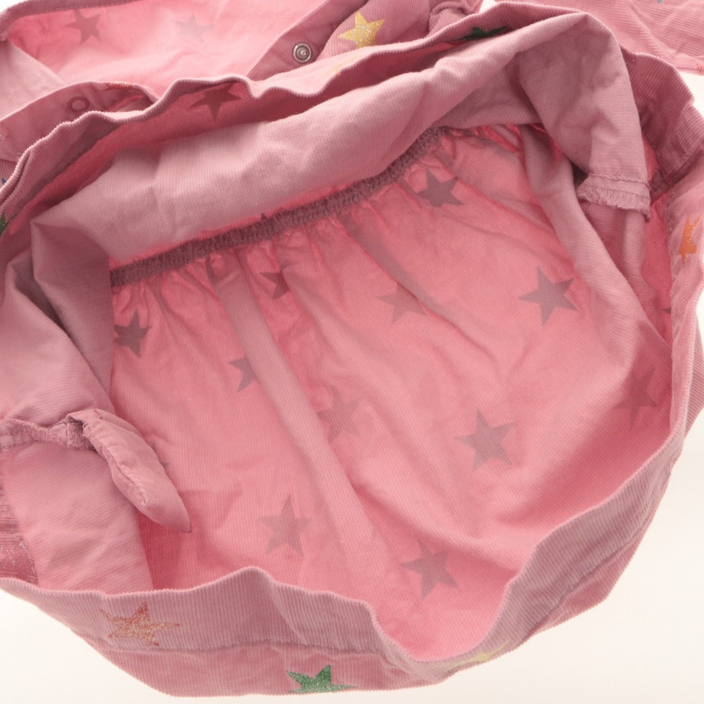 ■ Stella McCartney Baby Kids Clothes One-Piece Long Sleeve Top Skirt Star Pattern Button Women's 24M (2 years old) 90/52 Light Pink etc.
