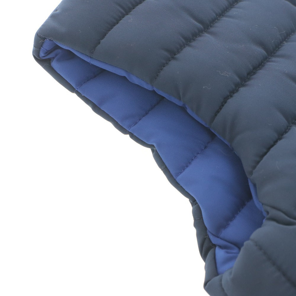 ■ jacadi ジャカディ 子供服 ベビー リバーシブル 中綿ベスト アウター ロゴワッペン 12M/74cm (1歳頃) ブルー ネイビー