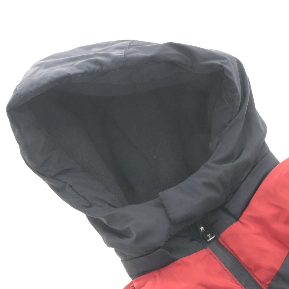 ■ Jacadi ジャカディ キッズ 中綿ベスト アウター フード取り外し可 ロゴ カラーブロック 12M/74cm (1歳頃) ネイビー ダークグレー 赤