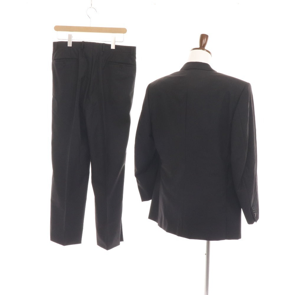 ■ Lavazzolo set-up suit jacket blazer slacks men's size 48 black