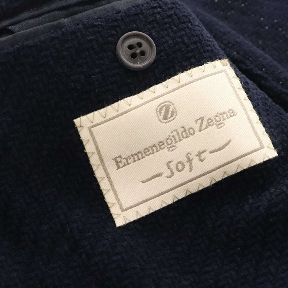 ■ Ermenegildo Zegna tailored jacket, blazer, soft suit, men's, size 48, navy