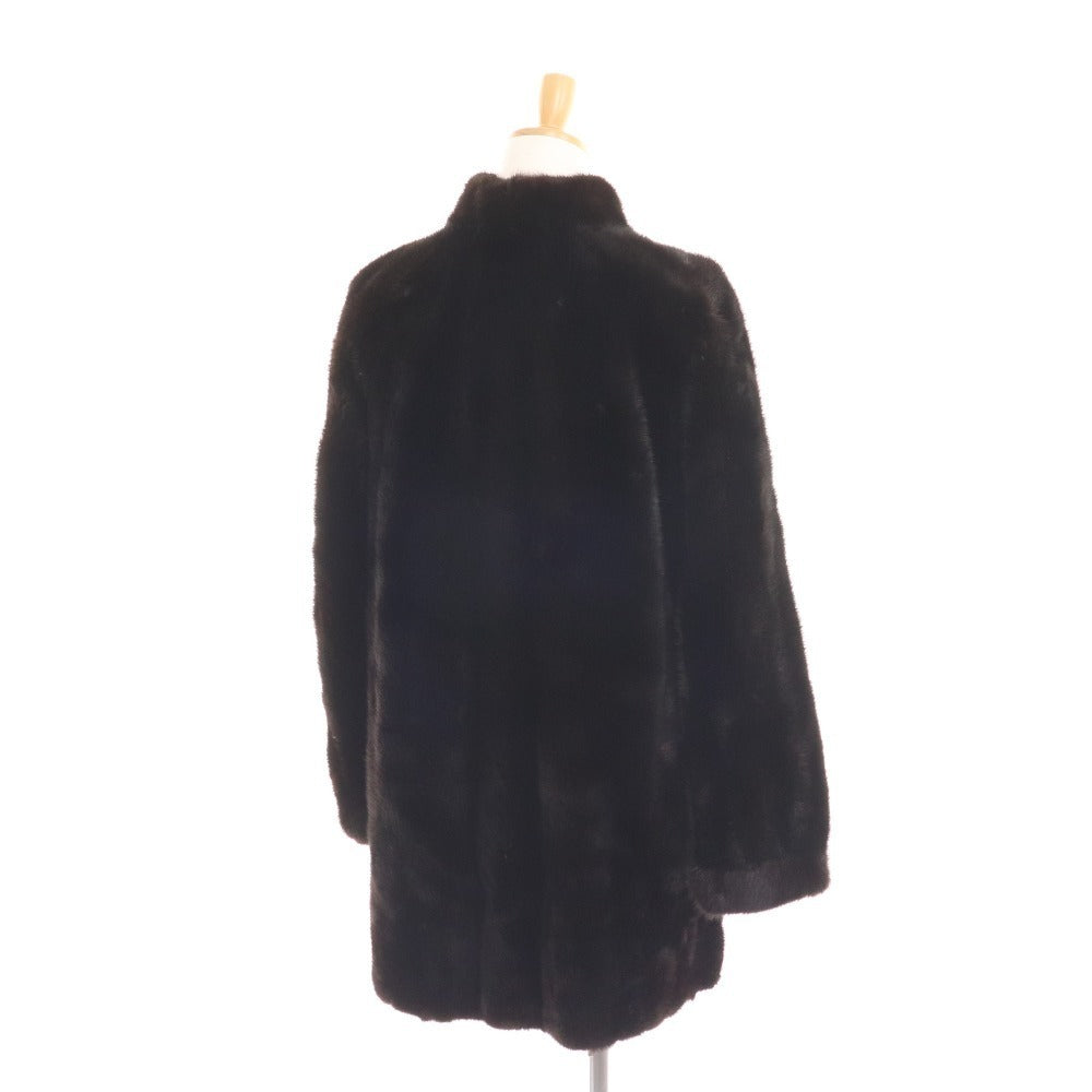 ■ Moonbat fur jacket coat outerwear fur women's size 11 brown