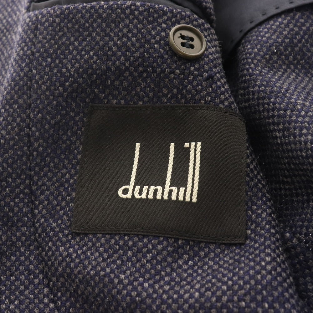 ■ Dunhill Tailored Jacket Blazer Suit Men's Size 46 Navy with Hanger