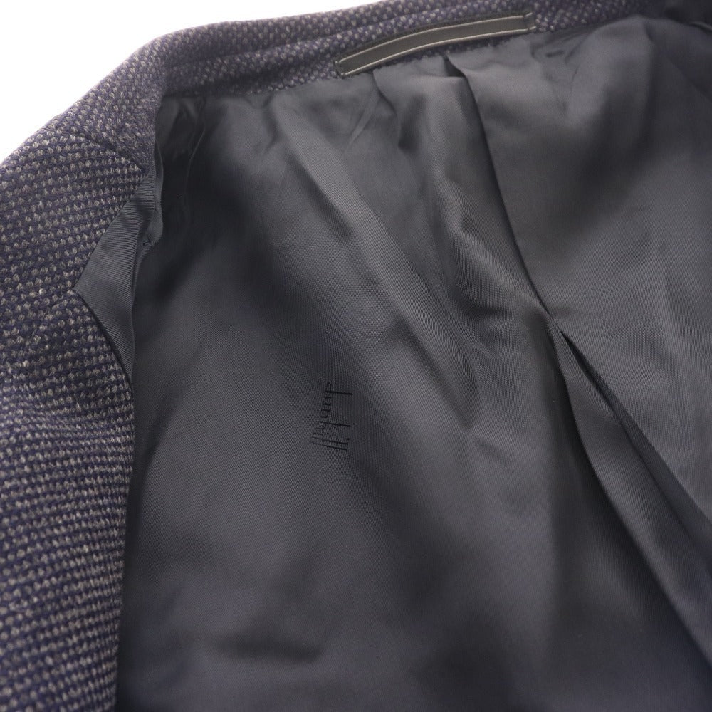 ■ Dunhill Tailored Jacket Blazer Suit Men's Size 46 Navy with Hanger