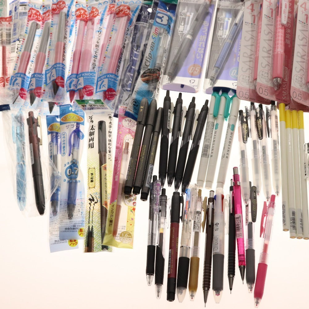 ■ Stationery bulk set, bulk sale, approx. 6kg, Tombow brush pens, erasers, writing implements, pens, etc., office supplies, including unused items