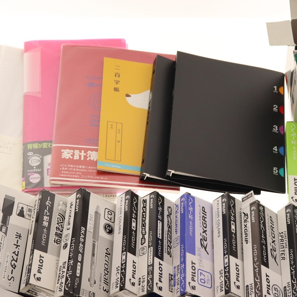 ■ Stationery bulk set, bulk sale, approx. 5.5kg, ballpoint pens, mechanical pencils, erasers, writing implements, pens, markers, etc., office supplies, including unused items