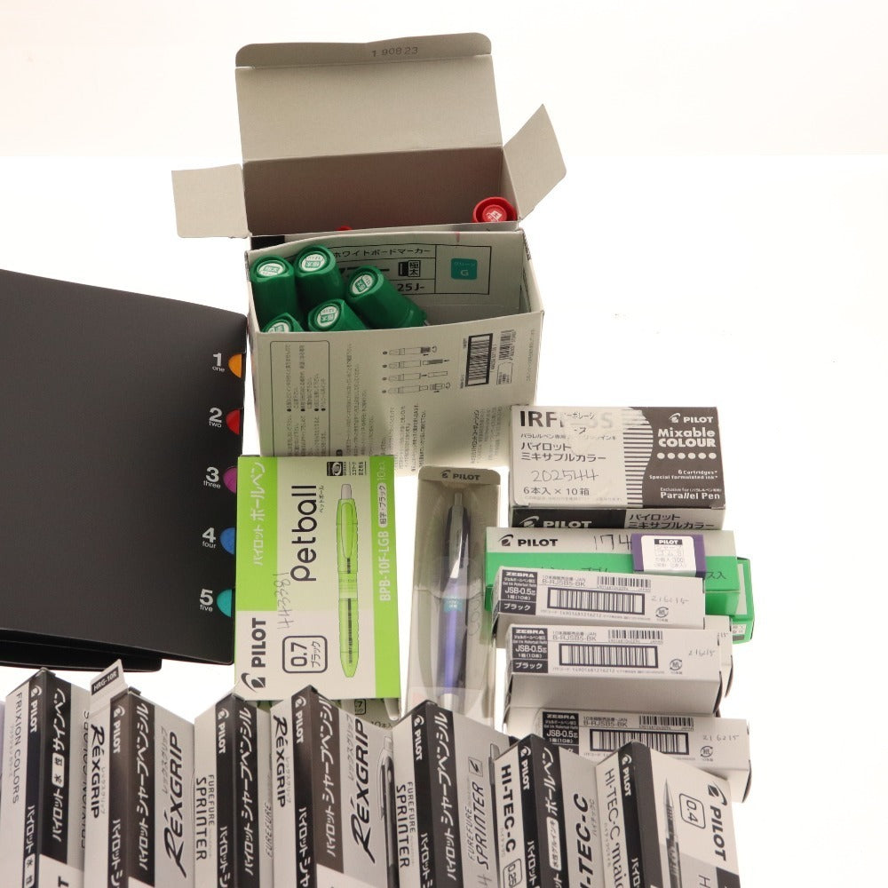 ■ Stationery bulk set, bulk sale, approx. 5.5kg, ballpoint pens, mechanical pencils, erasers, writing implements, pens, markers, etc., office supplies, including unused items