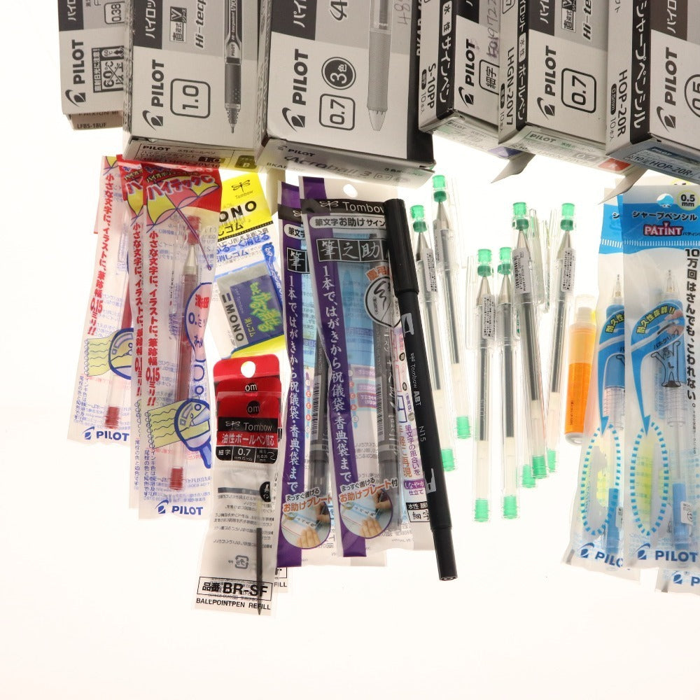 ■ Stationery bulk set, bulk sale, approx. 5.5kg, ballpoint pens, mechanical pencils, erasers, writing implements, pens, markers, etc., office supplies, including unused items