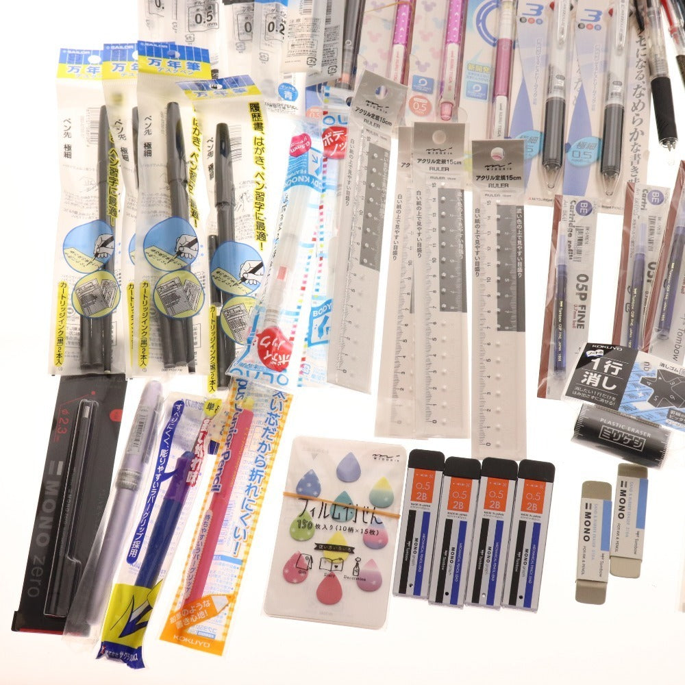 ■ Stationery bulk set, bulk sale, approx. 7kg, ballpoint pens, writing implements, pens, markers, jigs, clean colors, etc., office supplies, including unused items