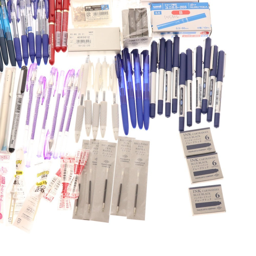 ■ Stationery bulk set, bulk sale, approx. 7kg, ballpoint pens, writing implements, pens, markers, jigs, clean colors, etc., office supplies, including unused items