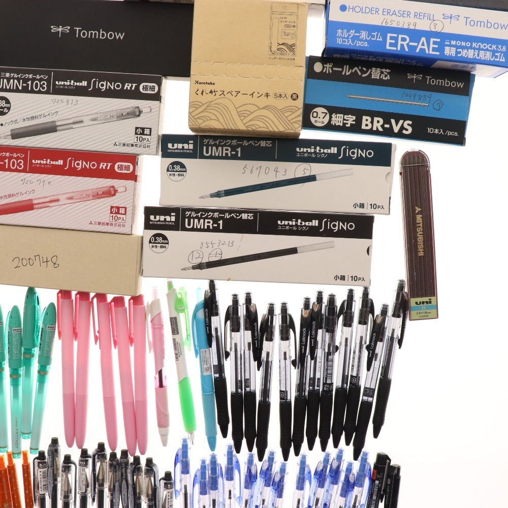 ■ Stationery bulk set, bulk sale, approx. 6kg, ballpoint pens, writing implements, pens, markers, jigs, clean color, Iroshizuku, etc., office supplies, including unused items