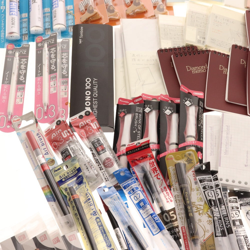 ■ Stationery bulk set, bulk sale, approx. 5.5kg, memo pads, envelopes, markers, writing implements, pens, etc., office supplies, including unused items