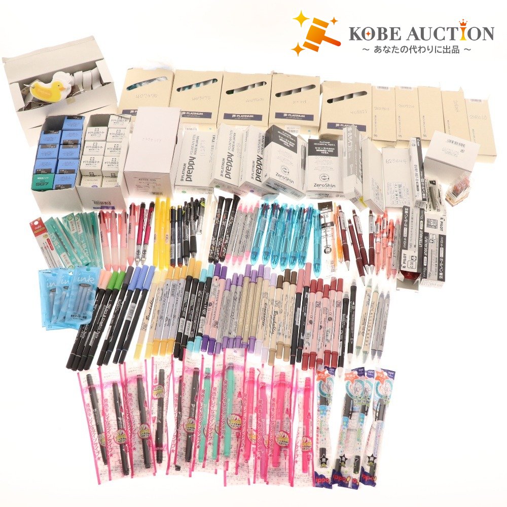 ■ Stationery bulk set, bulk sale, approx. 6kg, fountain pens, scissors, markers, mechanical pencils, writing utensils, pens, etc., office supplies, including unused items