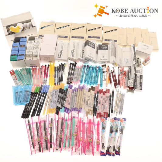 ■ Stationery bulk set, bulk sale, approx. 6kg, fountain pens, scissors, markers, mechanical pencils, writing utensils, pens, etc., office supplies, including unused items