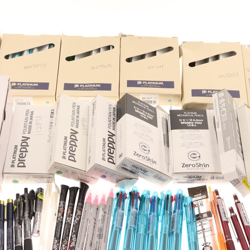 ■ Stationery bulk set, bulk sale, approx. 6kg, fountain pens, scissors, markers, mechanical pencils, writing utensils, pens, etc., office supplies, including unused items