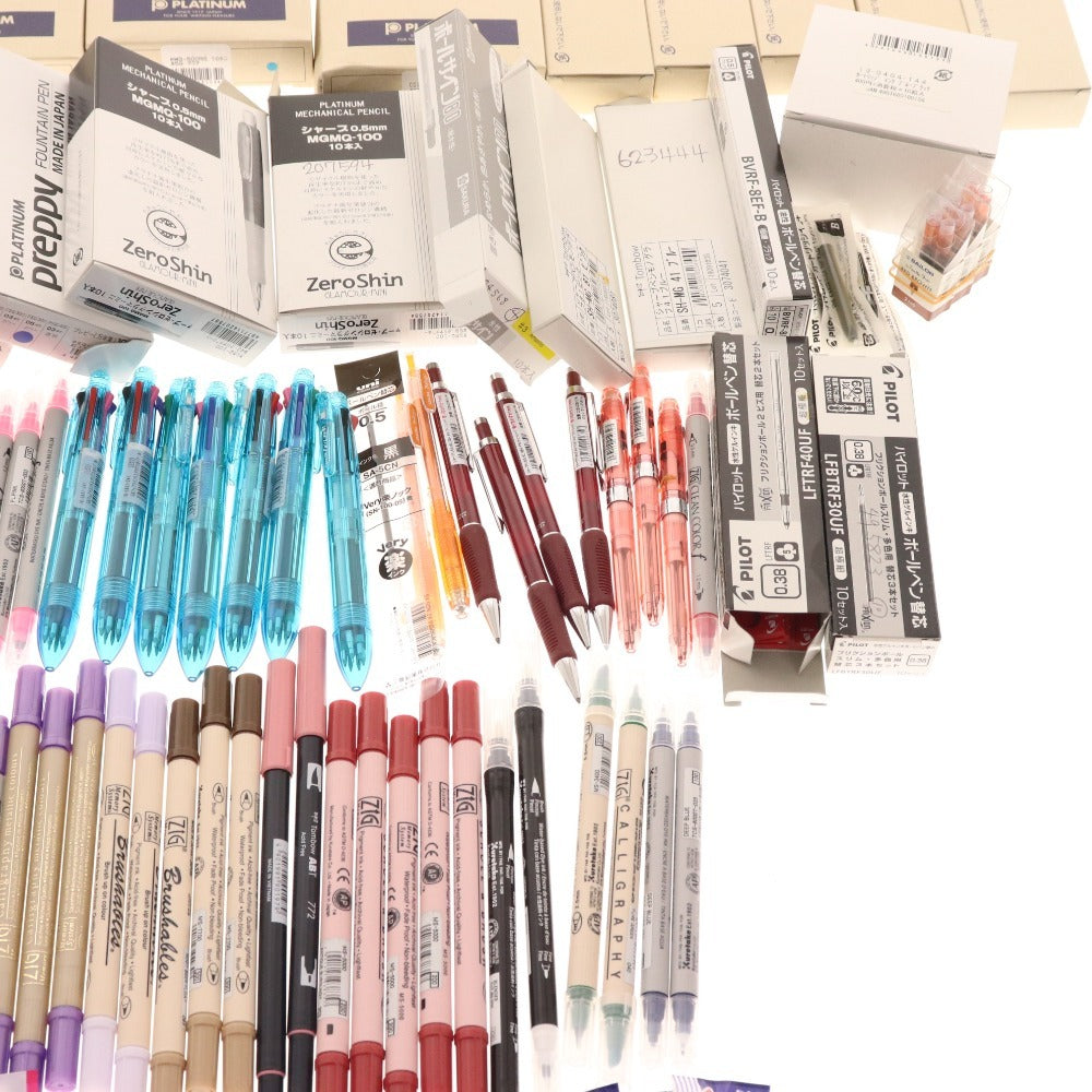 ■ Stationery bulk set, bulk sale, approx. 6kg, fountain pens, scissors, markers, mechanical pencils, writing utensils, pens, etc., office supplies, including unused items