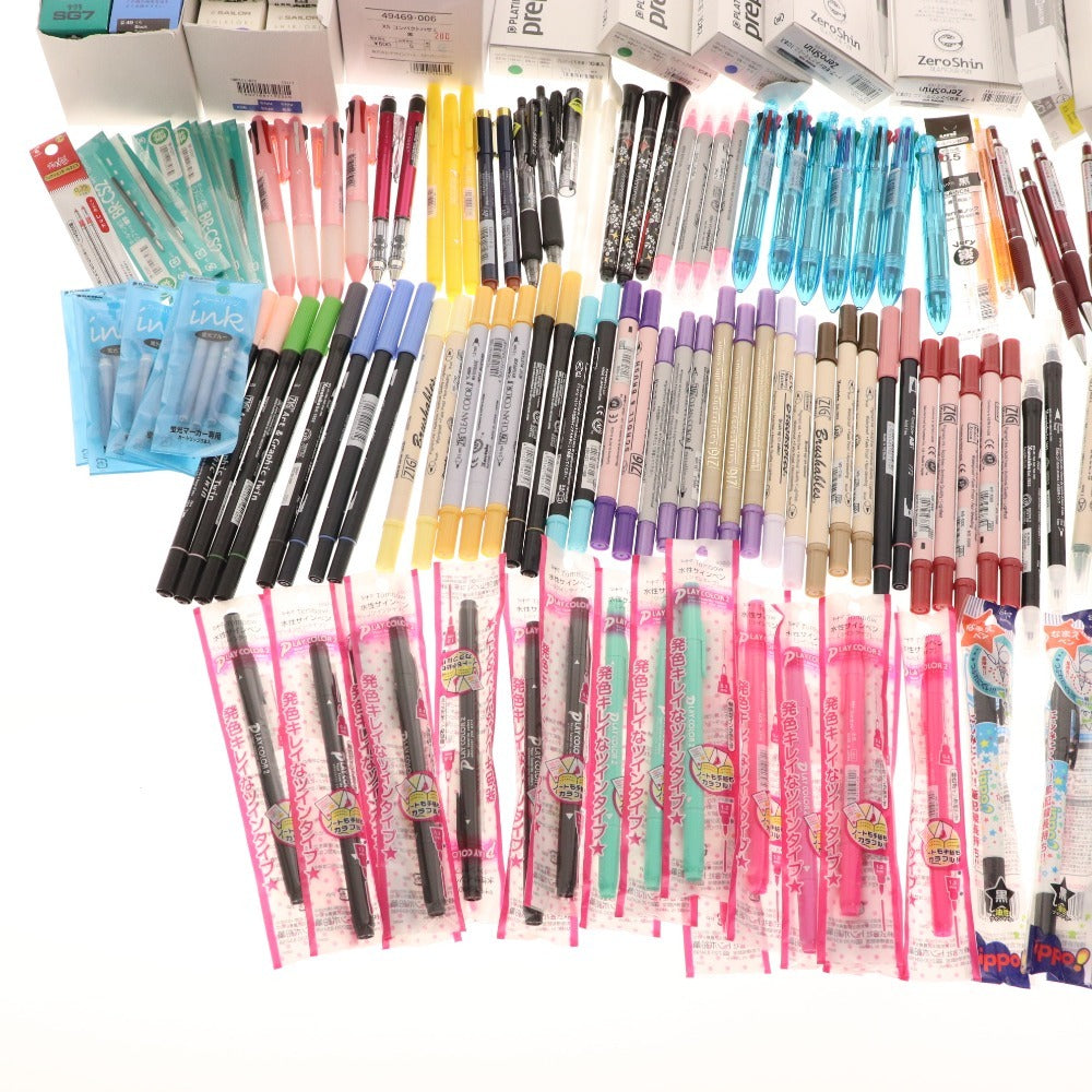 ■ Stationery bulk set, bulk sale, approx. 6kg, fountain pens, scissors, markers, mechanical pencils, writing utensils, pens, etc., office supplies, including unused items