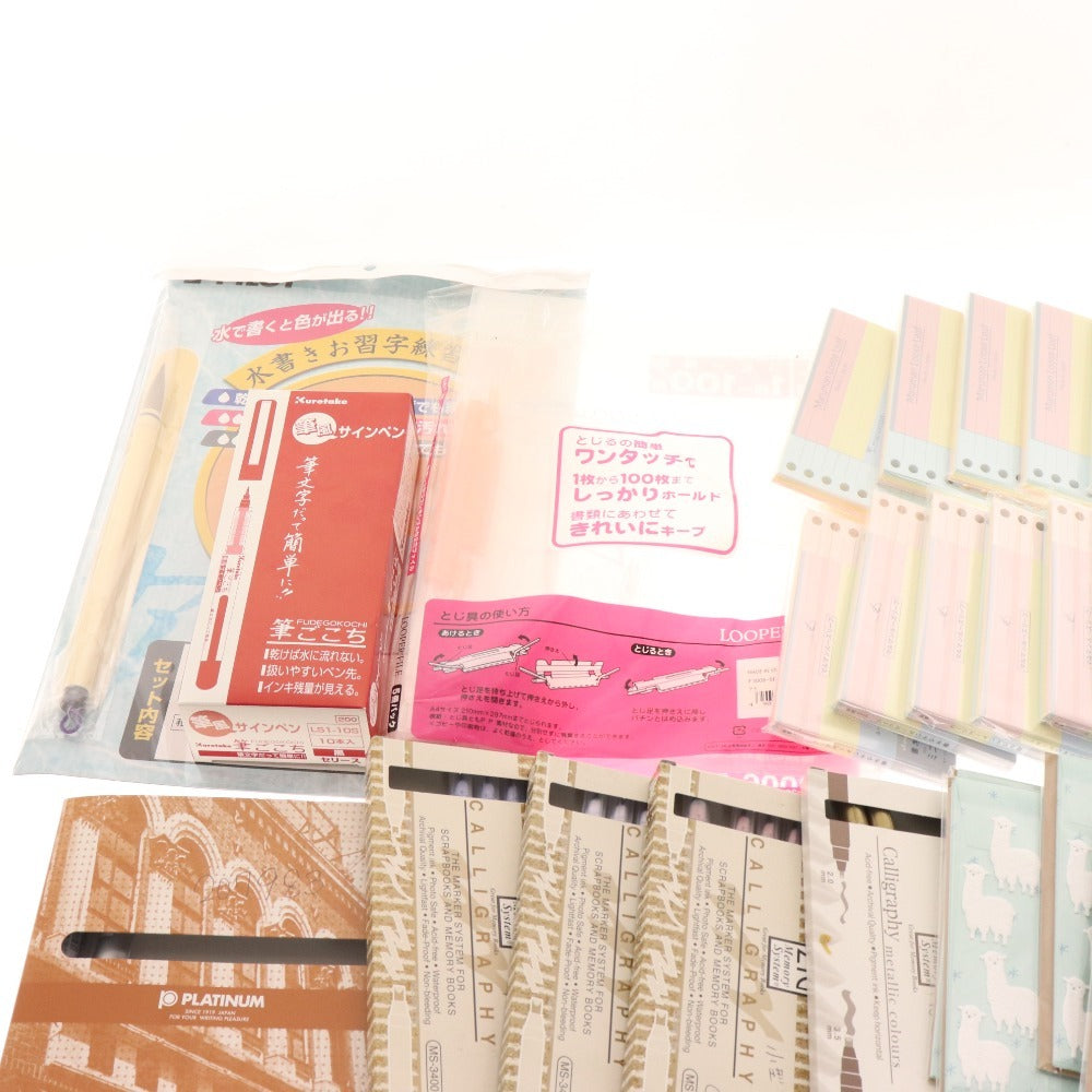 ■ Stationery bulk set, bulk sale, approx. 5.5kg, memo pad, marker, masking tape, writing utensils, pens, etc., office supplies, including unused items