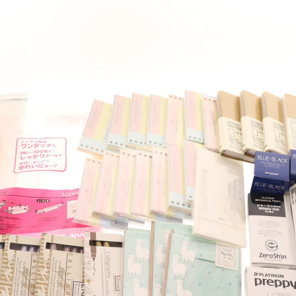 ■ Stationery bulk set, bulk sale, approx. 5.5kg, memo pad, marker, masking tape, writing utensils, pens, etc., office supplies, including unused items