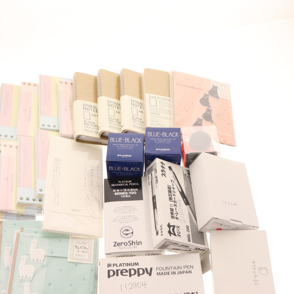 ■ Stationery bulk set, bulk sale, approx. 5.5kg, memo pad, marker, masking tape, writing utensils, pens, etc., office supplies, including unused items