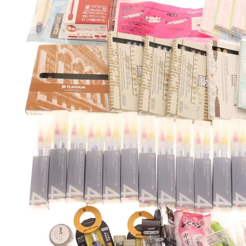 ■ Stationery bulk set, bulk sale, approx. 5.5kg, memo pad, marker, masking tape, writing utensils, pens, etc., office supplies, including unused items