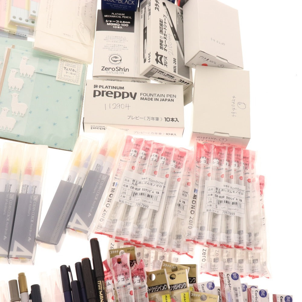 ■ Stationery bulk set, bulk sale, approx. 5.5kg, memo pad, marker, masking tape, writing utensils, pens, etc., office supplies, including unused items