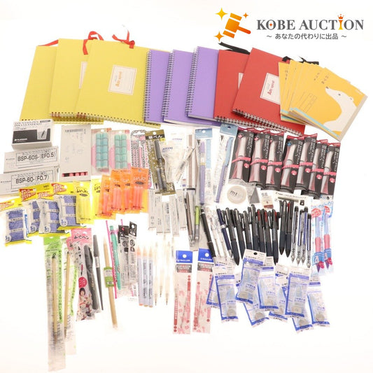 ■ Stationery bulk set, bulk sale, approx. 5.5kg, memo pads, notebooks, markers, writing implements, pens, etc., office supplies, including unused items