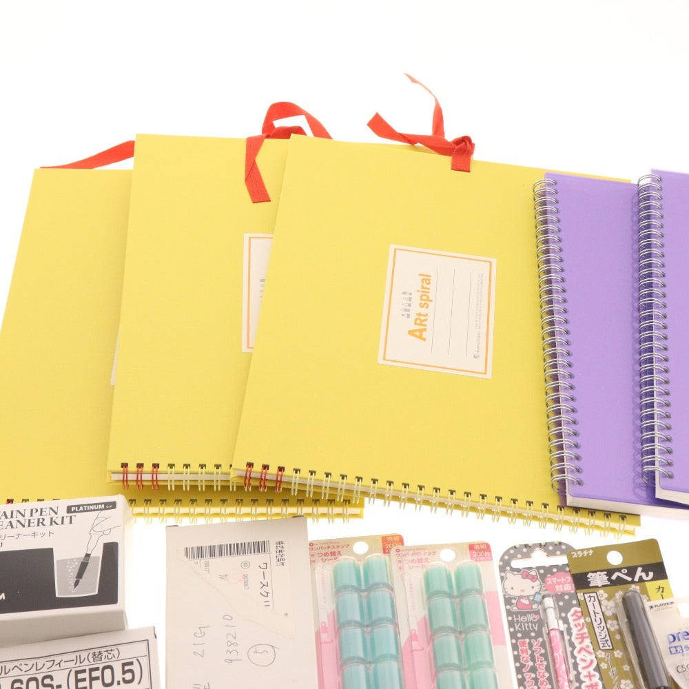 ■ Stationery bulk set, bulk sale, approx. 5.5kg, memo pads, notebooks, markers, writing implements, pens, etc., office supplies, including unused items