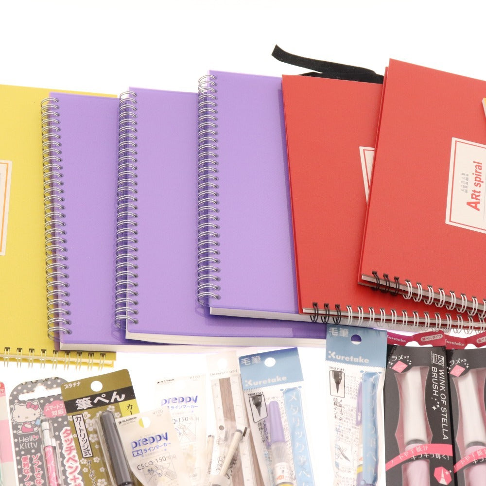 ■ Stationery bulk set, bulk sale, approx. 5.5kg, memo pads, notebooks, markers, writing implements, pens, etc., office supplies, including unused items