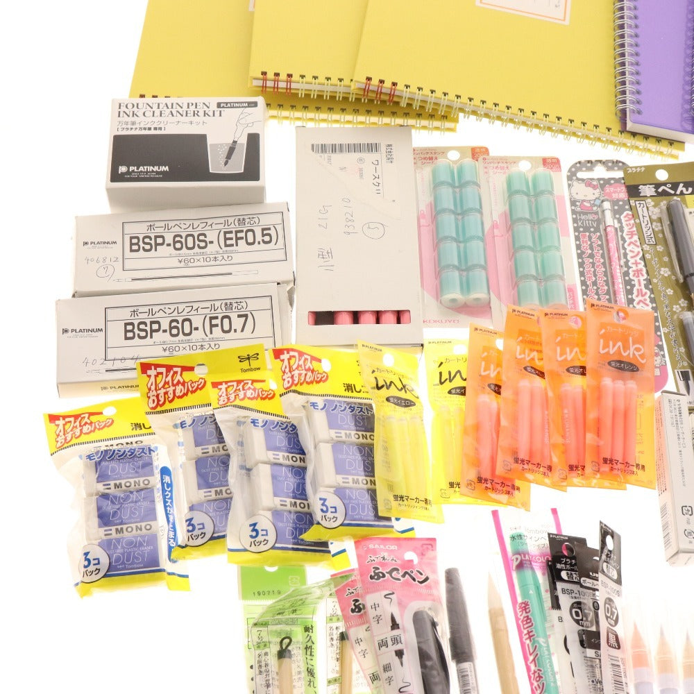 ■ Stationery bulk set, bulk sale, approx. 5.5kg, memo pads, notebooks, markers, writing implements, pens, etc., office supplies, including unused items