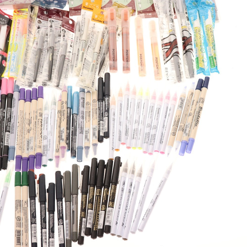 ■ Stationery bulk set, bulk sale, approx. 6kg, memo pad, notebook, clip, marker, mechanical pencil, brush pen, writing utensil, pen, etc., office supplies, including unused items