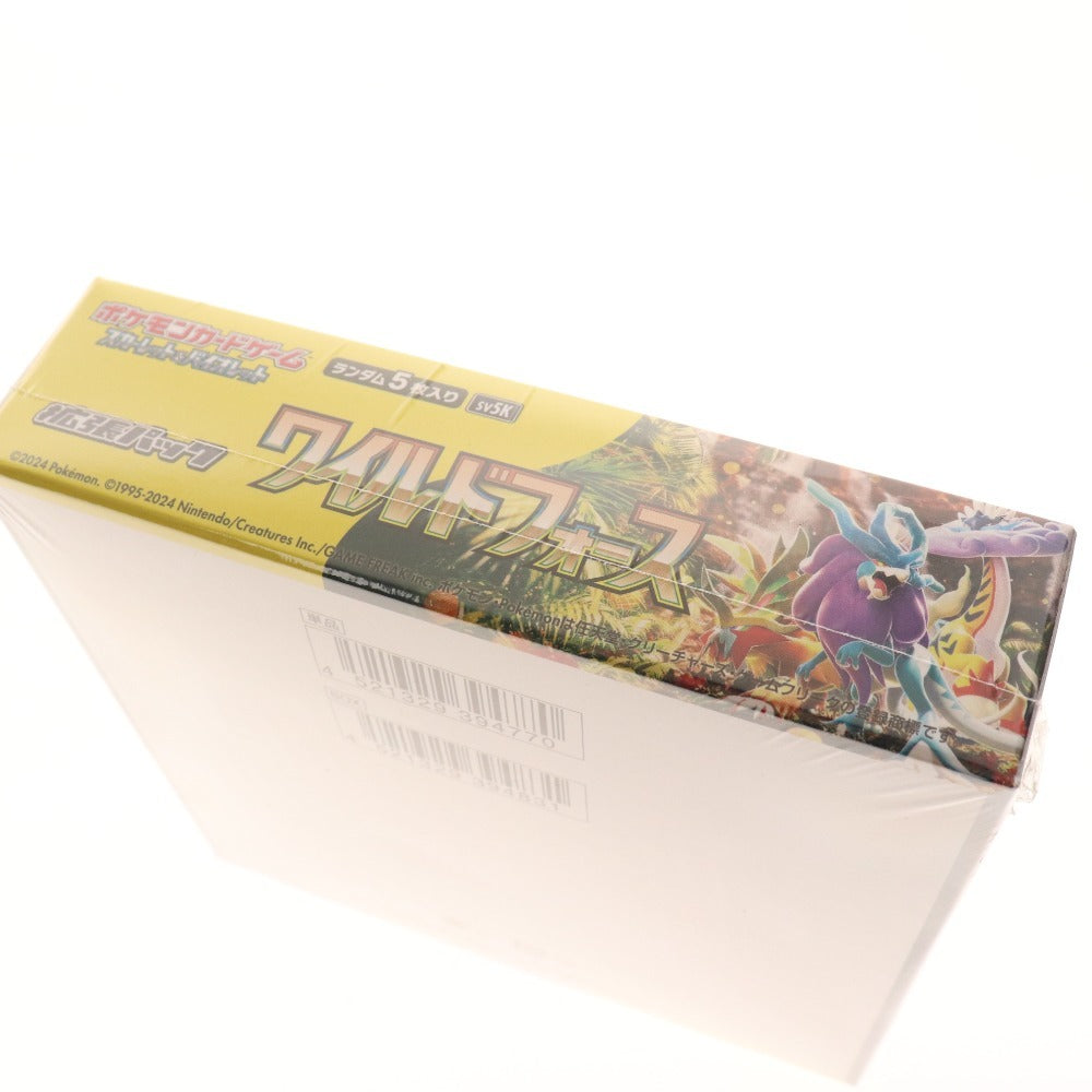 ■ ポケモンカード スカーレット&バイオレット 拡張パック ワイルドフォース 1BOX シュリンク付き 未開封 未使用