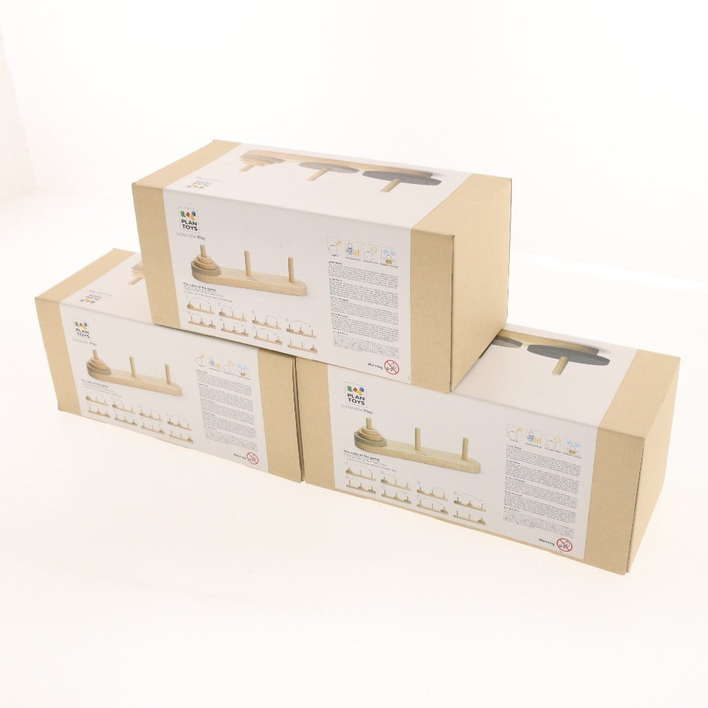 ■ プラントイ 積み木 ルーカスタワー 5393 3点セット まとめ売り おもちゃ 玩具 知育 木製 箱付き