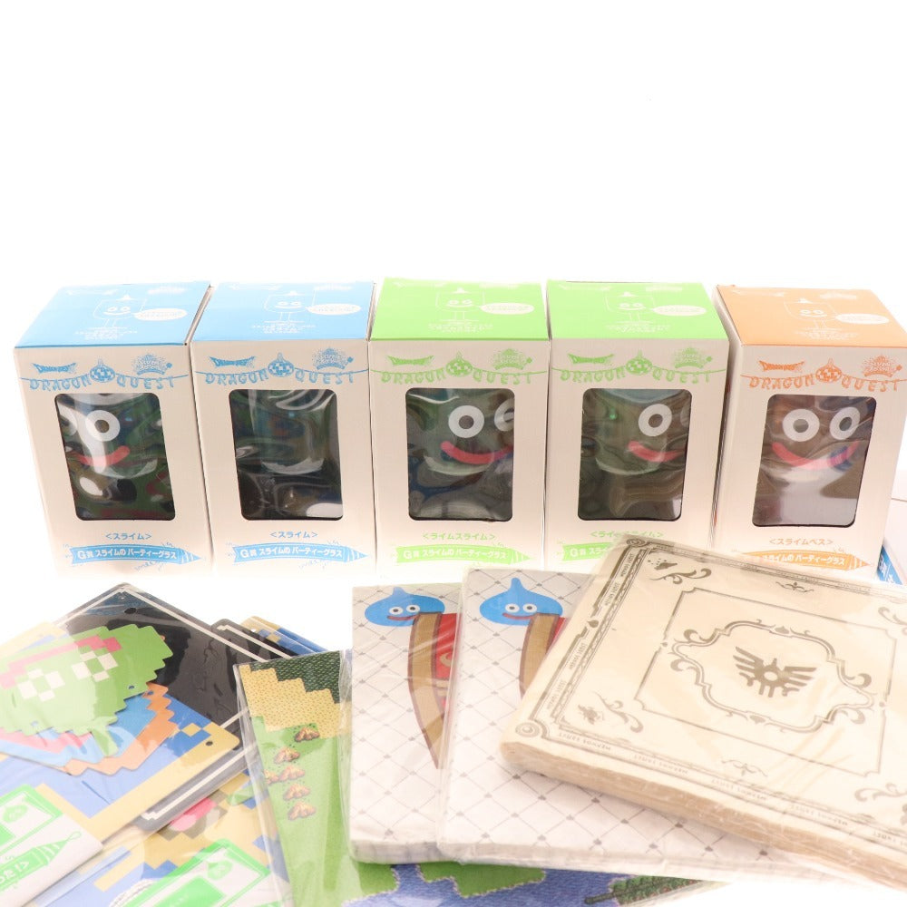 ■ Dragon Quest goods bulk set bulk sale Ichiban Kuji lottery special plates glasses paper napkins unopened unused