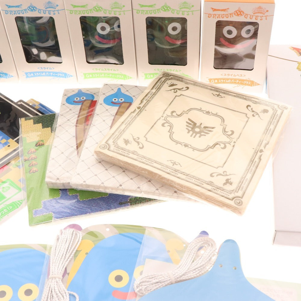 ■ Dragon Quest goods bulk set bulk sale Ichiban Kuji lottery special plates glasses paper napkins unopened unused