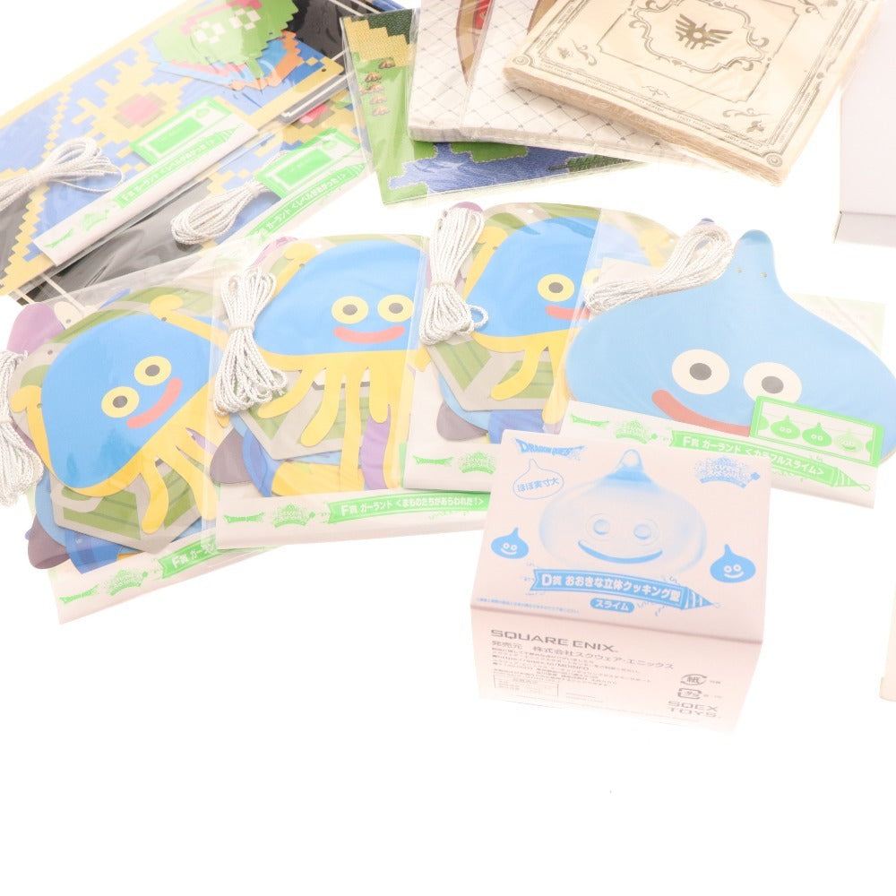 ■ Dragon Quest goods bulk set bulk sale Ichiban Kuji lottery special plates glasses paper napkins unopened unused