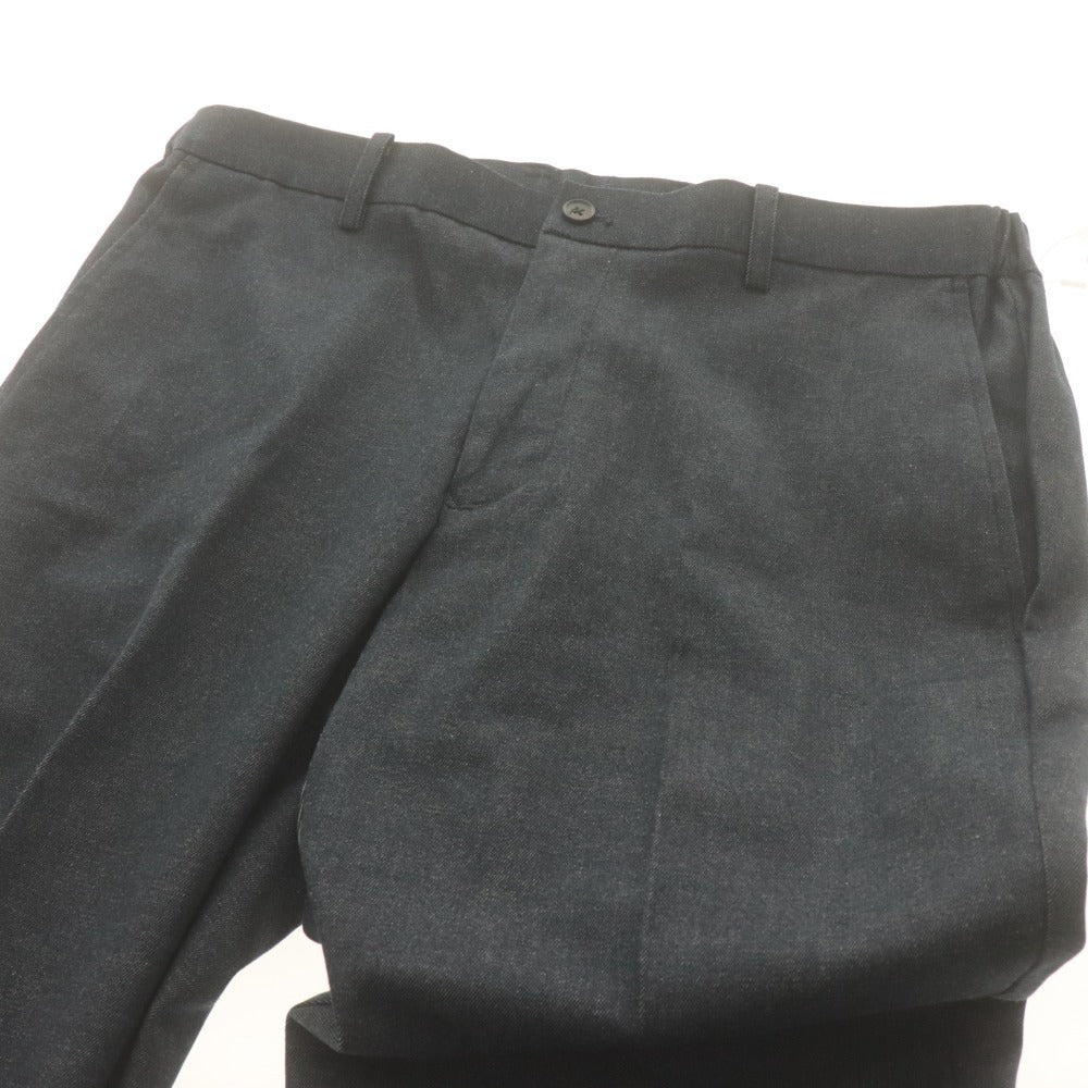 ■ THE SHOP TK タケオキクチ スラックス パンツ ボトムス エバーデニム ストレッチ メンズ L ネイビー系 付属品付き 未使用