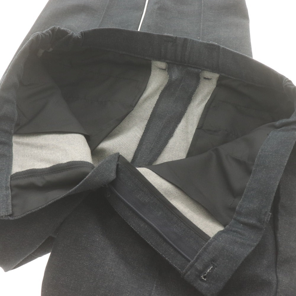 ■ THE SHOP TK タケオキクチ スラックス パンツ ボトムス エバーデニム ストレッチ メンズ L ネイビー系 付属品付き 未使用