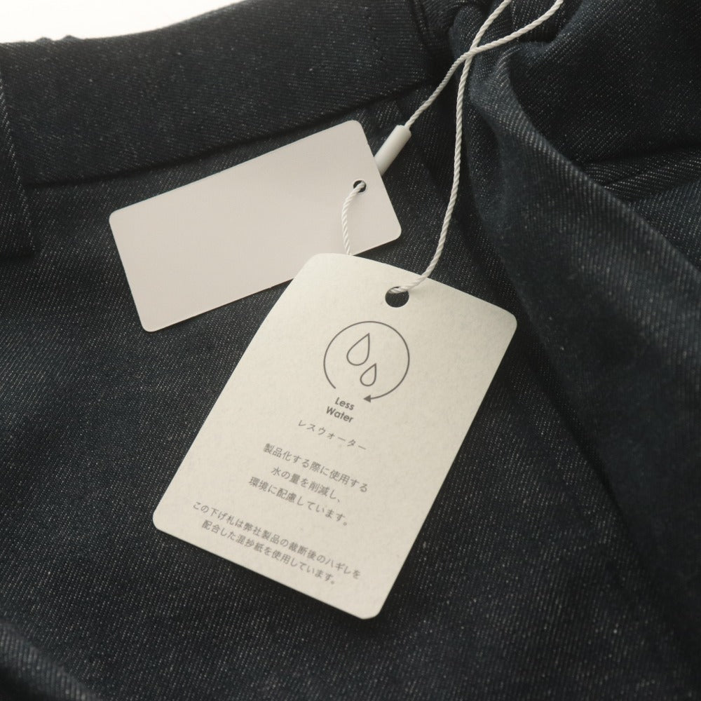 ■ THE SHOP TK タケオキクチ スラックス パンツ ボトムス エバーデニム ストレッチ メンズ L ネイビー系 付属品付き 未使用