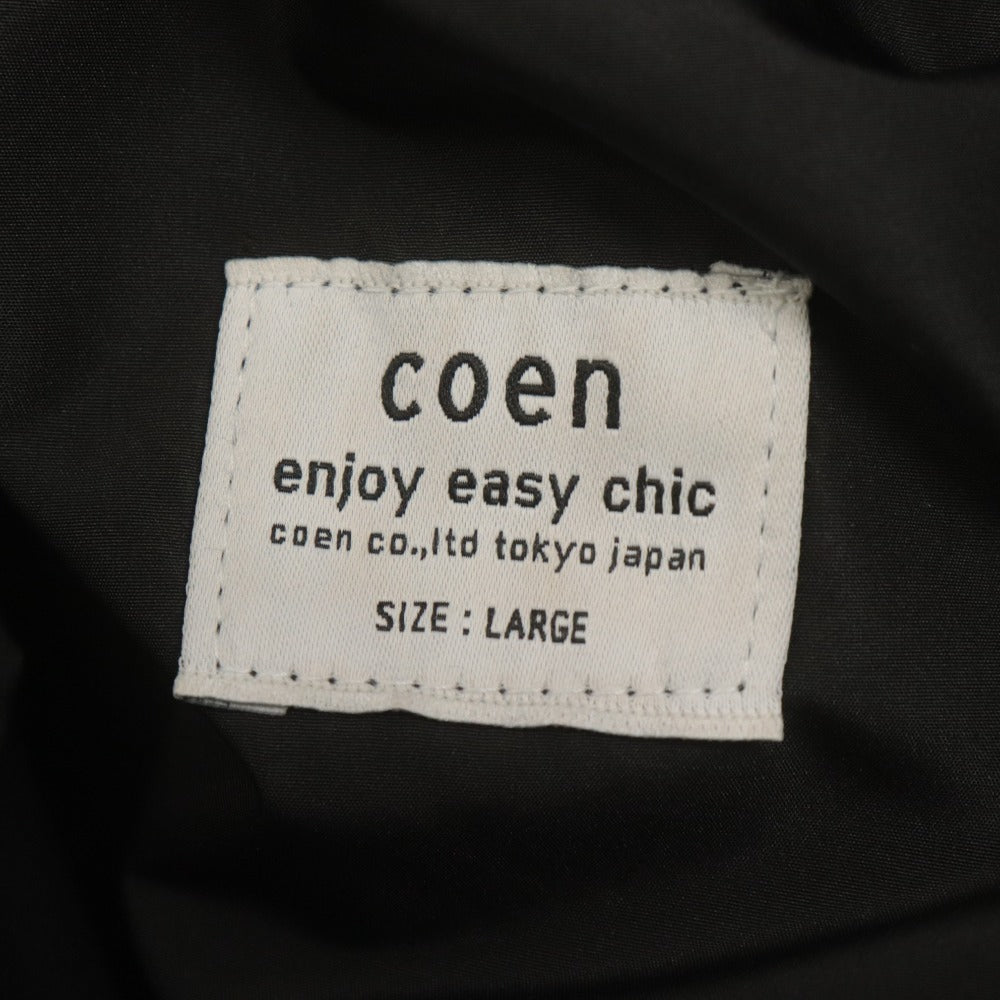 ■ coen コーエン テーパードパンツ イージーパンツ ボトムス 極楽 スリム ユナイテッドアローズ メンズ L ブラック タグ付き 未使用