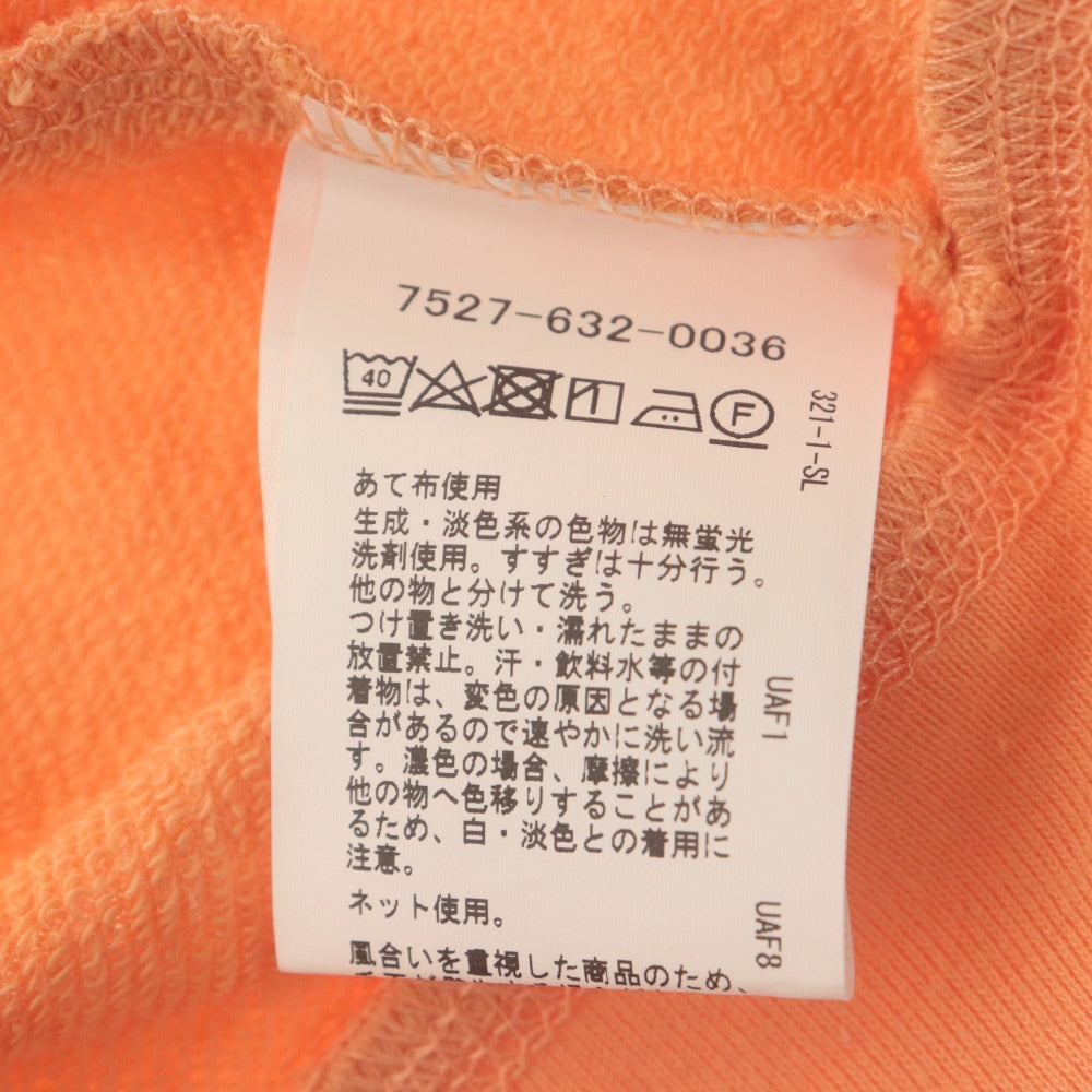 ■ coen Hoodie Long Sleeve Outerwear Zip-up Hoodie Inlay United Arrows Men's XL Orange New with Tags