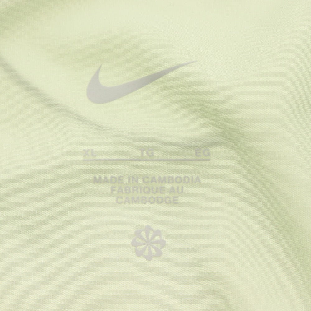 ■ NIKE ナイキ ランニングジャケット ナイロンパーカー 長袖 アウター マイラー フード メンズ XL ライトグリーン系