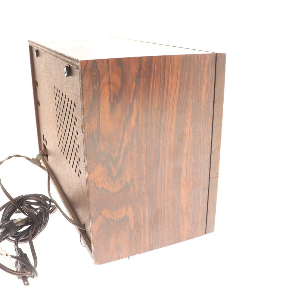 ■ Victor Transistor Radio Home Appliances FT268N AM/FM Wooden Showa Retro Power Confirmed